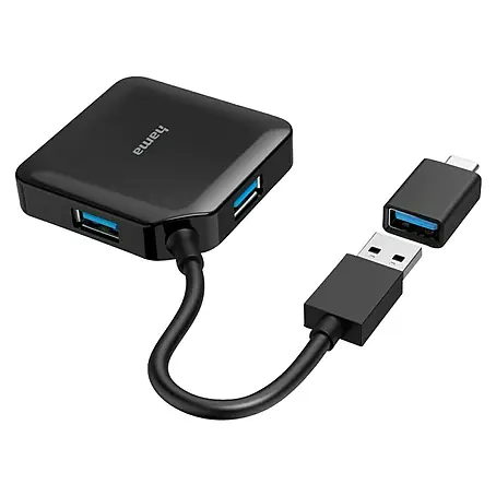 Hama  Hub USB 4 puertos