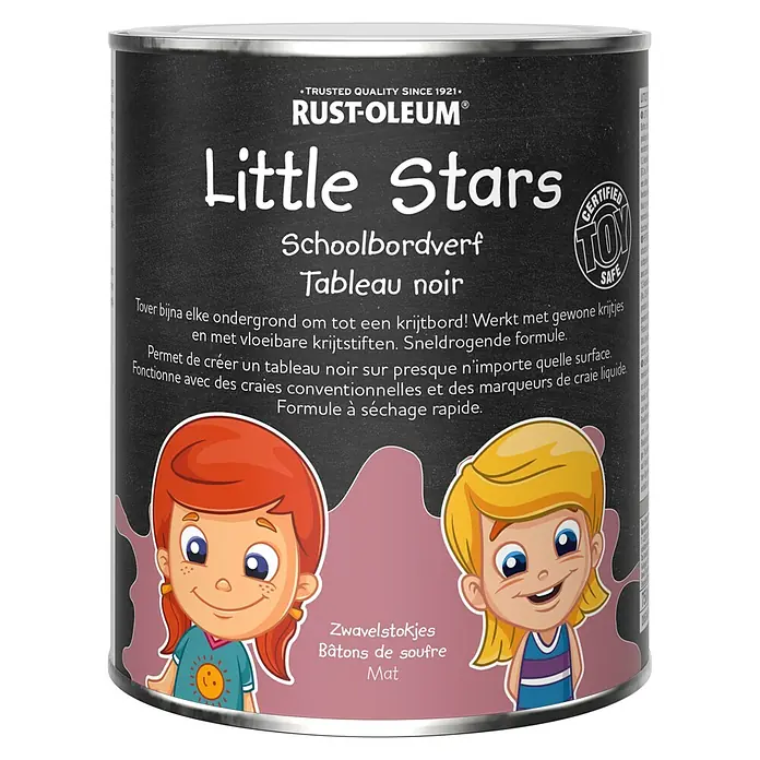 Rust-Oleum Little Stars Schoolbordverf - Zwavelstokjes, 750 ml, Mat - Vooraanzicht