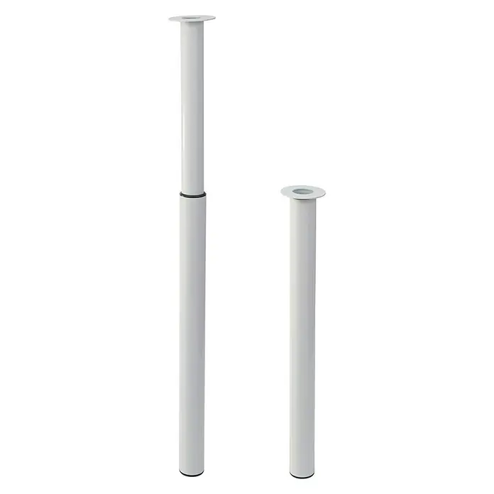 Pata de mesa 406E - Ø x L: 6 x 110 cm, Blanco