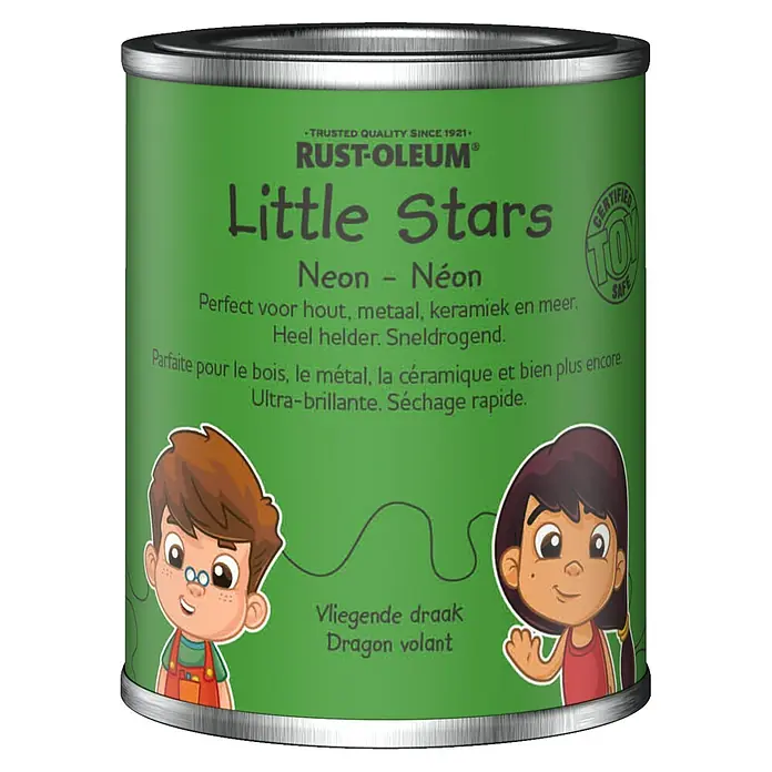 Rust-Oleum Little Stars Muurverf Neon - Vliegende draak, 125 ml, Hoogglans - Vooraanzicht