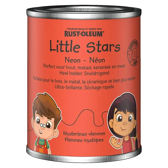 Rust-Oleum Little Stars Muurverf Neon - Mysterieuze vlammen, 125 ml, Hoogglans - Vooraanzicht
