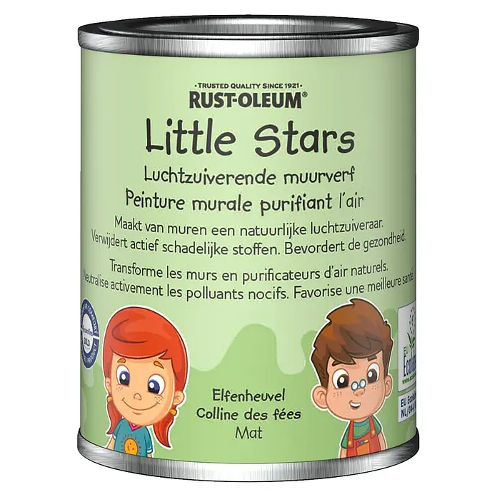 Rust-Oleum Little Stars Muurverf Luchtzuiverend - Elfenheuvel, 125 ml, Extra mat - Vooraanzicht
