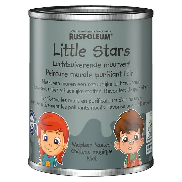Rust-Oleum Little Stars Muurverf Luchtzuiverend - Mysterieus kasteel, 125 ml, Extra mat - Vooraanzicht