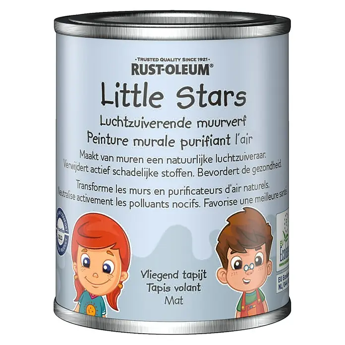 Rust-Oleum Little Stars Muurverf Luchtzuiverend - Vliegend Tapijt, 125 ml, Extra mat - Vooraanzicht