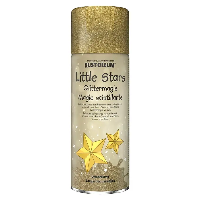 Rust-Oleum Little Stars Lakspray Glittermagie - Hoogglans, 400 ml, Wonderlamp - Vooraanzicht