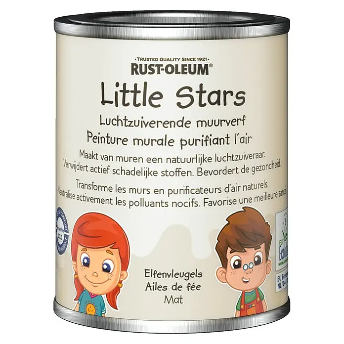 Rust-Oleum Little Stars Muurverf Luchtzuiverend - Elfenvleugels, 125 ml, Extra mat - Vooraanzicht