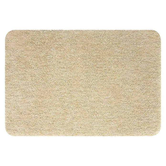 MSV Alfombra para baño Nusa - 55 x 65 cm, Beige