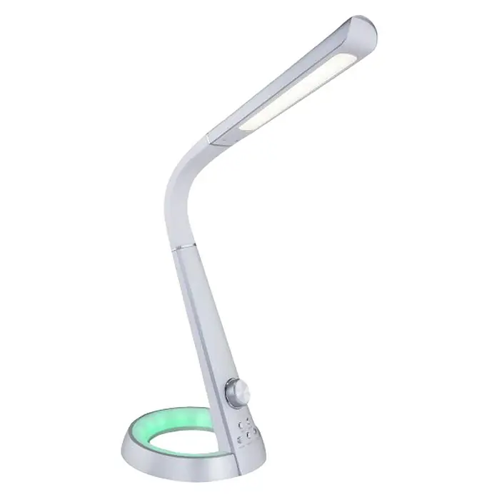 Globo Lámpara de sobremesa LED Mitti - 8 W, L x An x Al: 34 x 18 x 64 cm, Plateado, Blanco frío - Vista angular