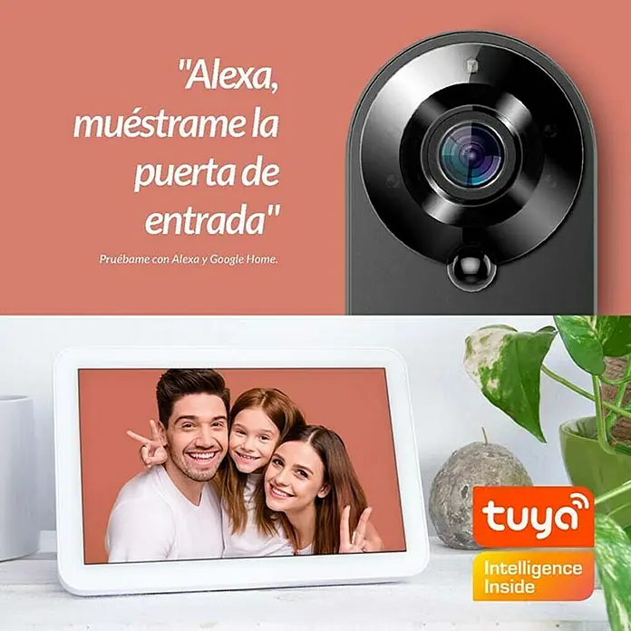 AYR Timbre con cámara Ding Dong - Negro, 1.280 x 720 píxeles (HD) - Información del producto