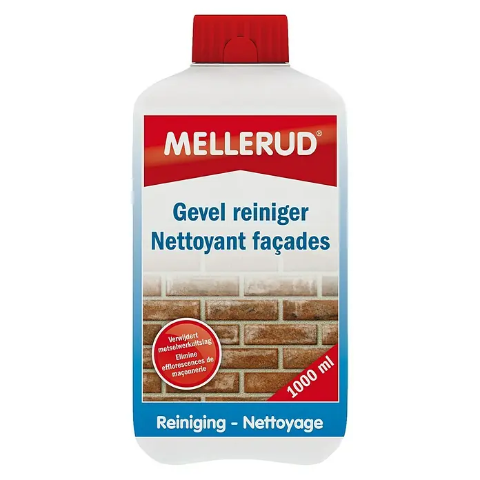 Mellerud Gevel reiniger - 1 l, Fles met kindveilige sluiting - Vooraanzicht