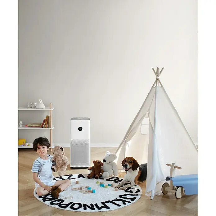 Xiaomi Luftreiniger Smart Air Purifier 4 Pro - L x B x H: 27,5 x 27,5 x 68 cm, Abdeckungsbereich 35 - 60 m² - Anwendungsbeispiel
