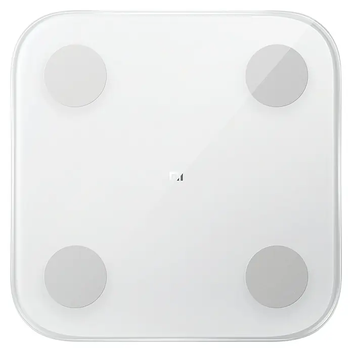 Xiaomi Personenwaage Mi Smart Scale 2 - Glas, Weiß - Vorderansicht