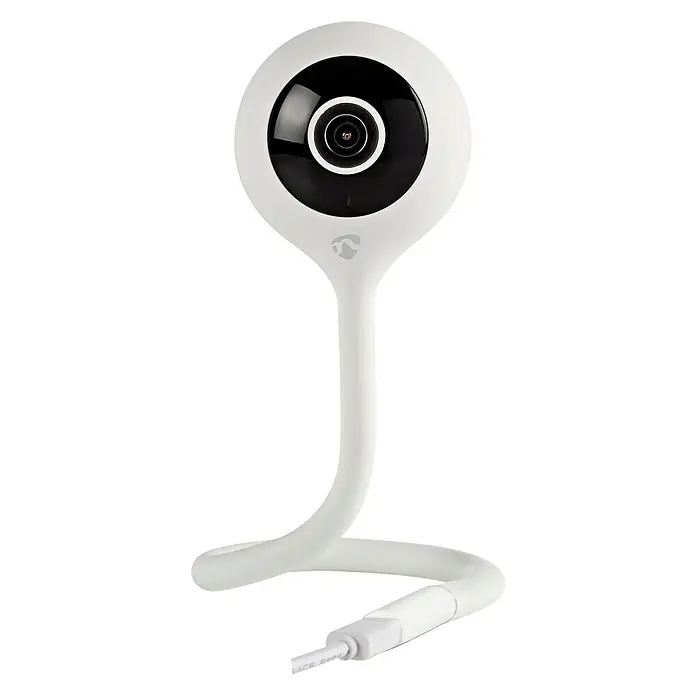 Nedis Smartlife IP-Innenkamera mit Klimasensor - Weiß, Netzbetrieben, 1.280 x 720 Pixel - Vorderansicht
