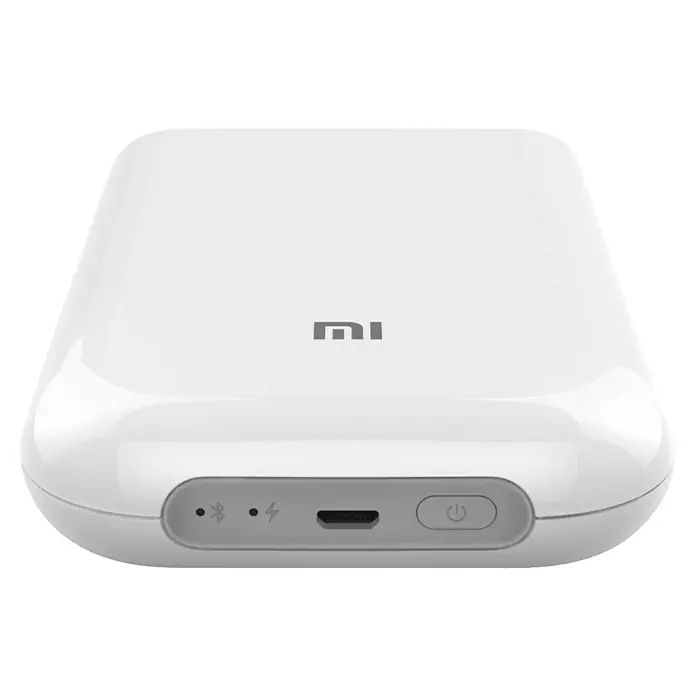 Xiaomi Fotodrucker Mi Portable Photo Printer TEJ4018GK - L x B x H: 12,4 x 8,5 x 2,46 cm, Weiß - Diagonale Ansicht