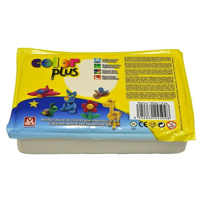 Masa de moldeo rápido Colorplus - 1,5 kg, Blanco