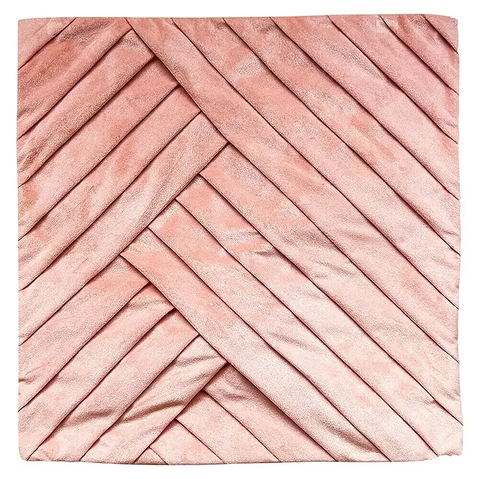 Kissen Hannah - Muted Clay, 45 x 45 cm, 100 % Polyester - Draufsicht