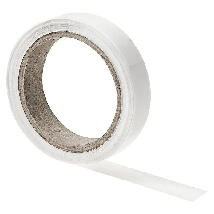 Cinta para cortinas Hot tape - Largo: 10 m, Blanco - Vista angular