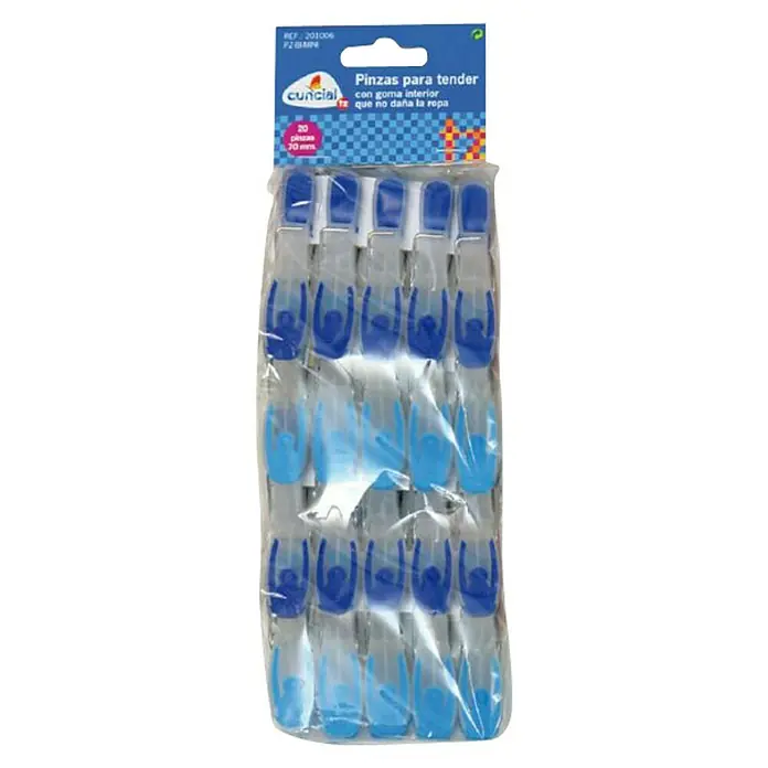 Set de pinzas para la ropa - 20 uds. - Vista frontal