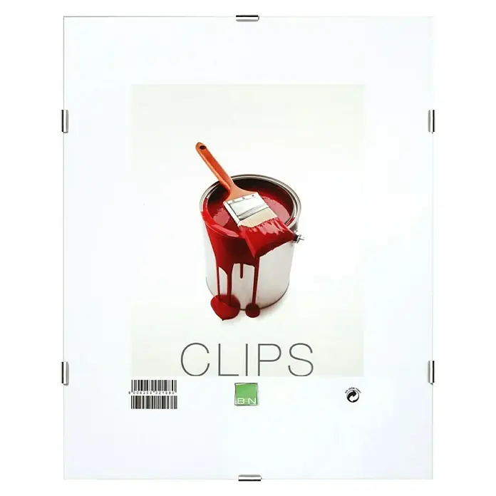 Marco con clips - Acristalamiento: Normal, 20 x 25 cm - Vista frontal