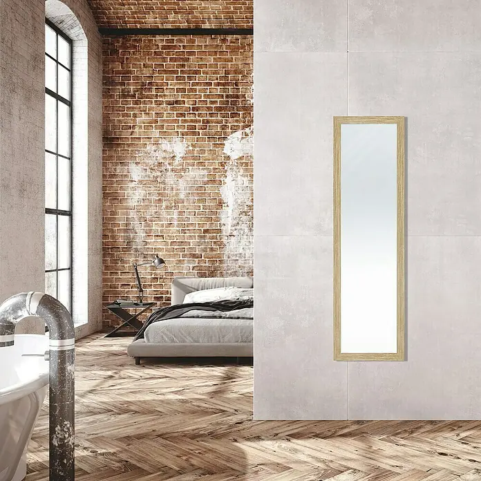 Espejo de pared - Haya, An x Al: 30 x 120 cm - Foto ambiente