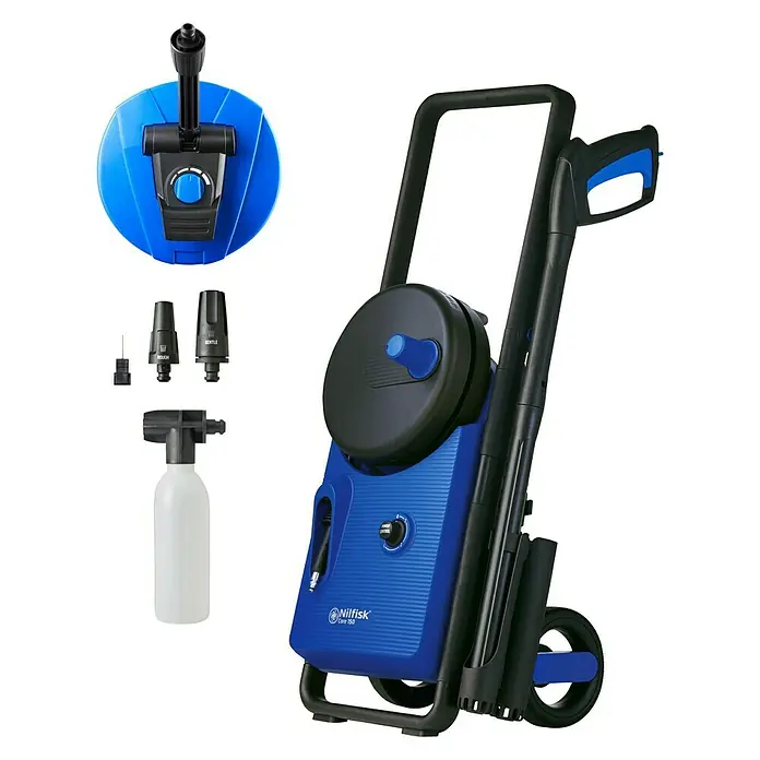 Nilfisk Hidrolimpiadora de alta presión CORE 150 PC - 2.000 W, Presión máx.: 150 bar, Capacidad de bombeo: 468 l/h - Vista angular