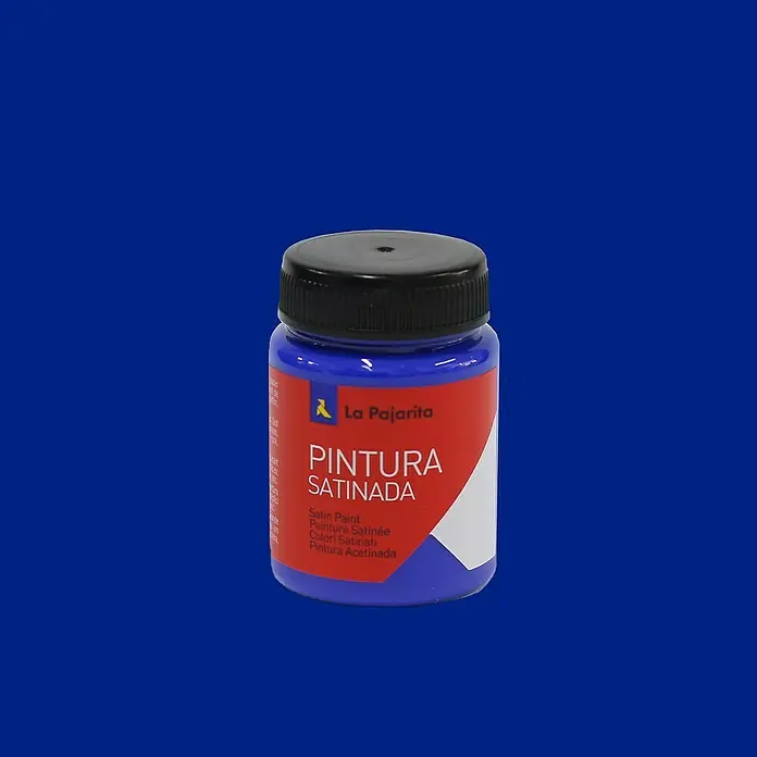 La Pajarita Pintura satinada - Azul ultramar, 75 ml, Satinado - Primer plano