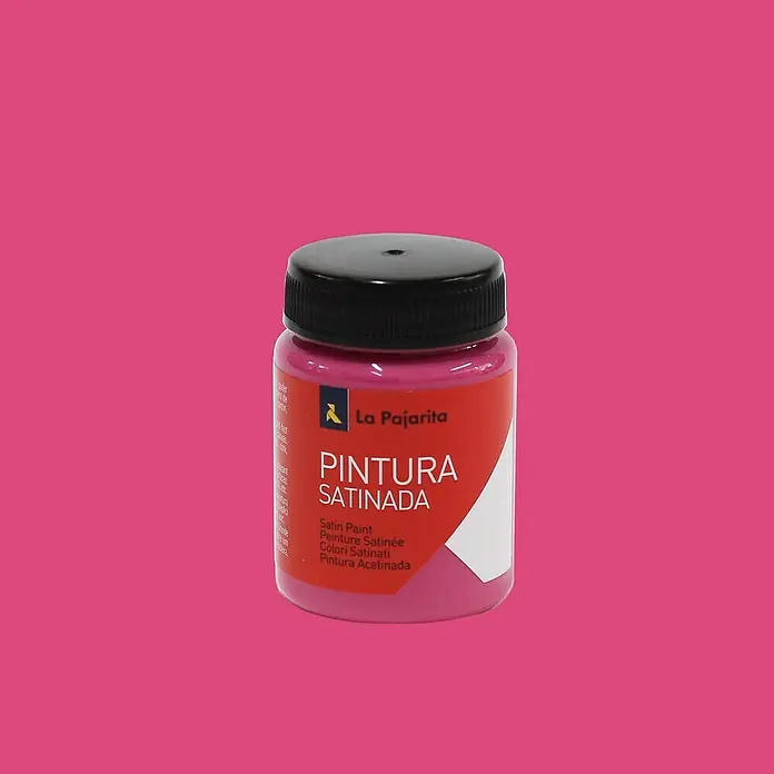 La Pajarita Pintura satinada - Magenta, 75 ml, Satinado - Primer plano