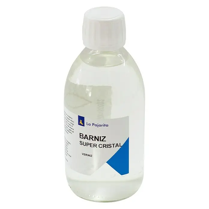La Pajarita Barniz Supercristal - incoloro, Alcohol - Vista frontal