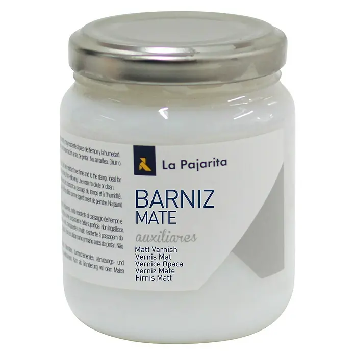 La Pajarita Barniz - incoloro, 175 ml, Mate - Vista frontal