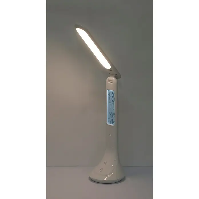 Globo LED-Tischleuchte Tyrell - 4 W, L x B x H: 20 x 9 x 42,5 cm, Weiß, Neutralweiß