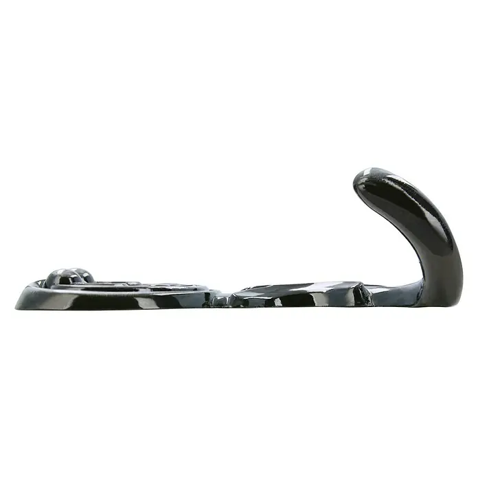 Siro Garderobenhaken - L x B x H: 56 x 66 x 20 mm, Anzahl Haken: 1 Stk., Eisen antik - Rechte Seitenansicht