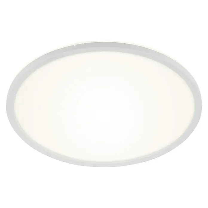 Briloner Led-plafondlamp Slim - 420 x 29 mm, Wit - Zicht van beneden