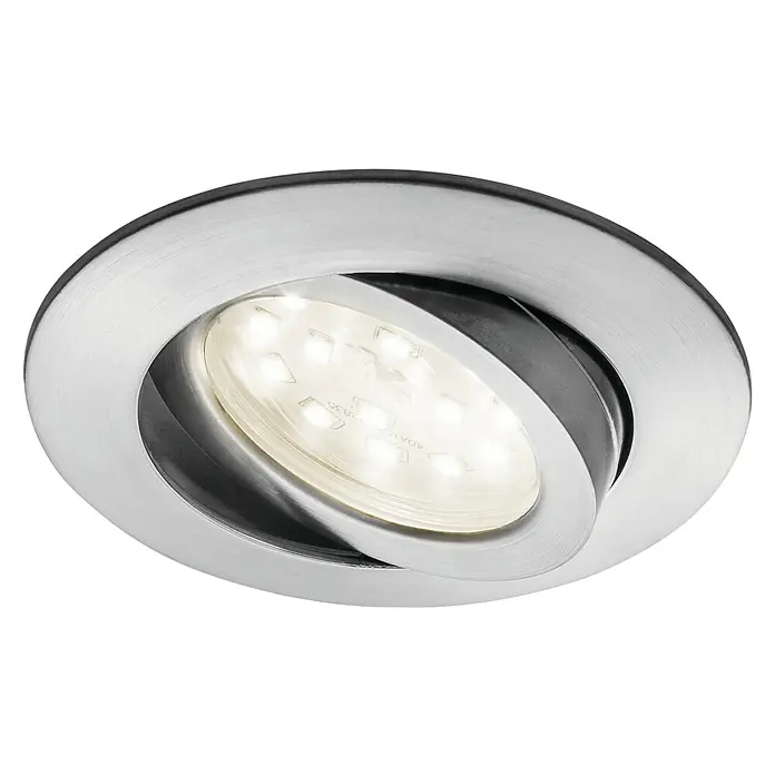 Briloner Led-inbouwspot Attach Move - 5 W, Warm wit, Diameter: 68 mm, Aluminium - Zicht van beneden