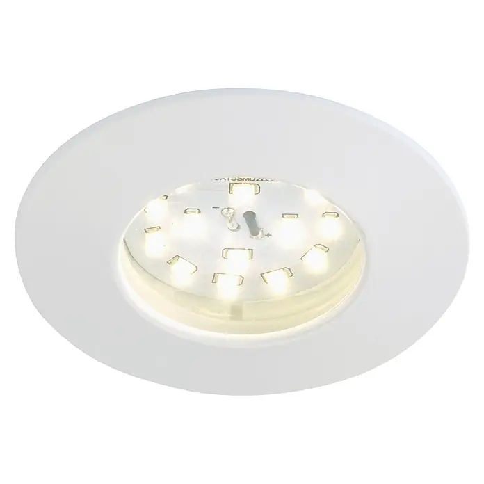 Briloner Led-inbouwspot Attach - Ø x h: 60 x 28 mm, Warm wit, Wit - Diagonaal zicht