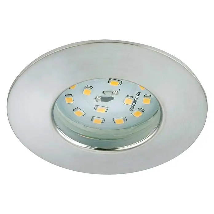 Briloner Led-inbouwspot Attach - Ø x h: 60 x 28 mm, Warm wit, Aluminium - Zicht van beneden