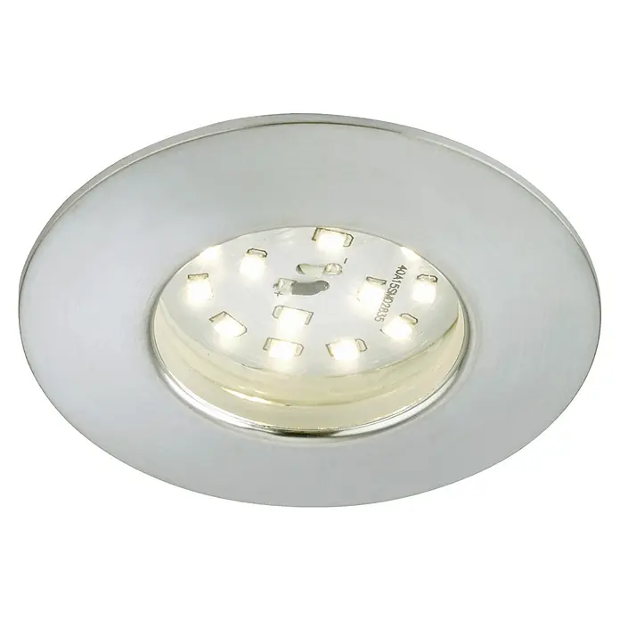 Briloner Led-inbouwspot Attach - Ø x h: 60 x 28 mm, Warm wit, Aluminium - Zicht van beneden