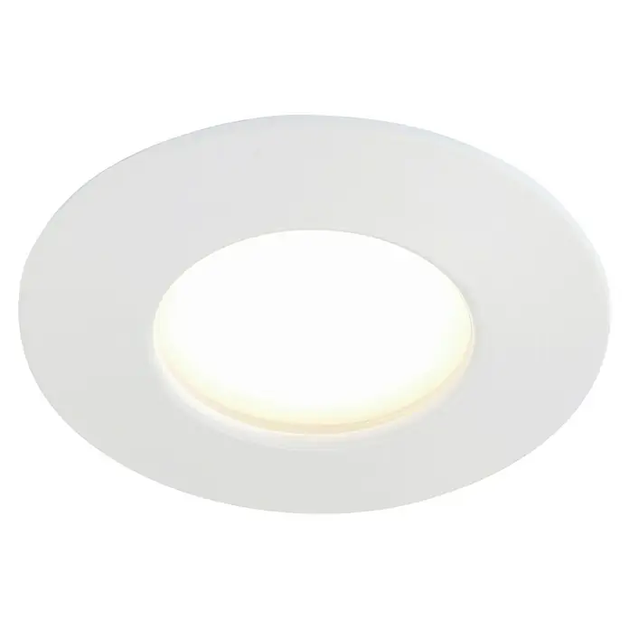 Briloner Led-inbouwspot Attach Dim - Ø x h: 60 x 28 mm, Wit, Warm wit - Zicht van beneden
