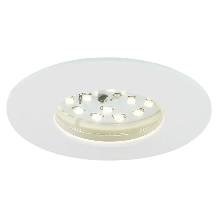 Briloner Led-inbouwspot Attach Dim - Ø x h: 60 x 28 mm, Wit, Warm wit - Zicht van beneden