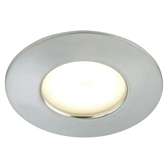Briloner Led-inbouwspot Attach Dim - Ø x h: 60 x 28 mm, Aluminium, Warm wit - Zicht van beneden