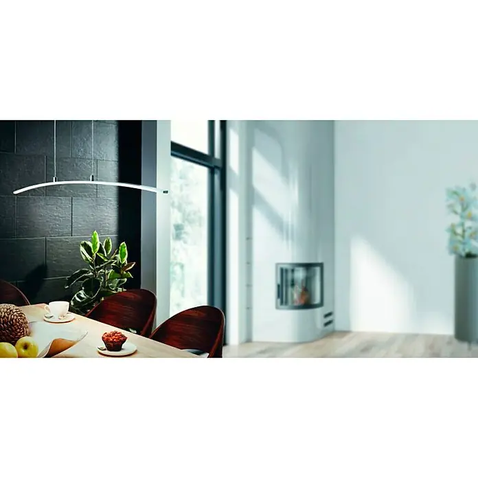 Eglo Style LED-Pendelleuchte Lasana - L x H: 90 x 100 cm