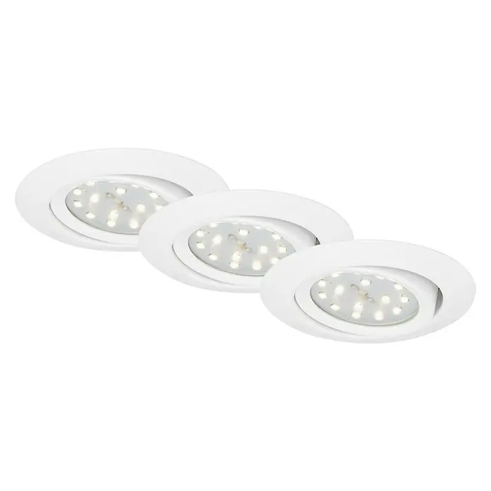 Briloner Led-inbouwspot Attach - Ø x h: 68 x 30 mm, Wit, Warm wit - Zicht van beneden