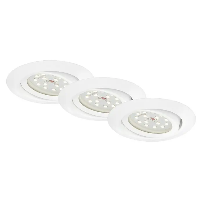 Briloner Led-inbouwspot Attach - Ø x h: 68 x 30 mm, Wit, Warm wit - Zicht van beneden