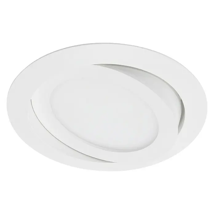 Briloner Led-inbouwspot Flat Move - Diameter: 120 mm, Wit - Zicht van beneden