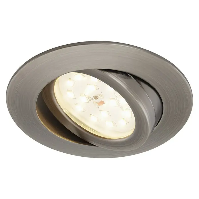 Briloner Led-inbouwspot Attach Dim - Warm wit, Ø x h: 68 x 28 mm, Industrial - Zicht van beneden