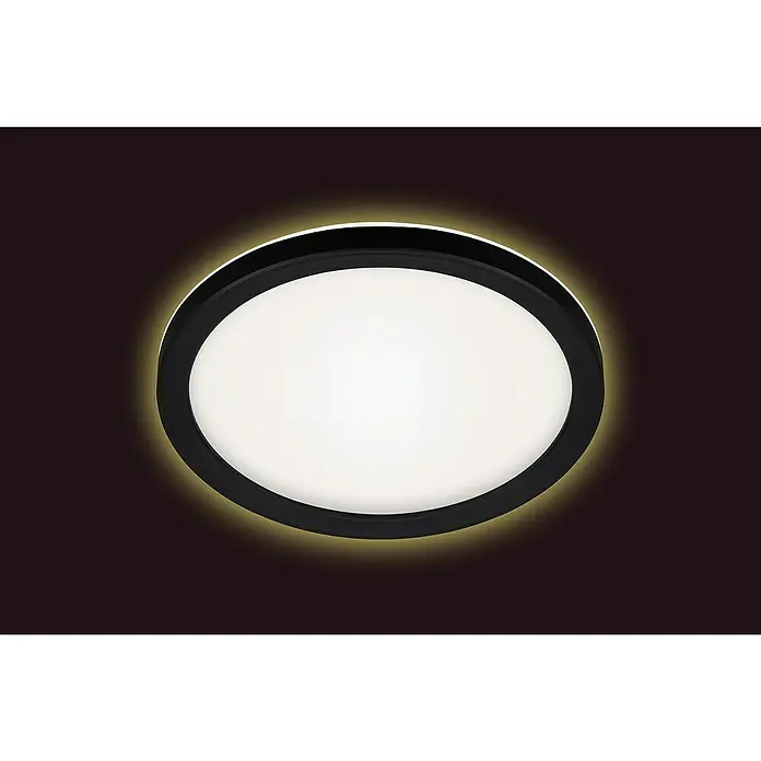 Briloner Led-plafondlamp Slim - 190 x 28 mm, Zwart - Toepassingsvoorbeeld