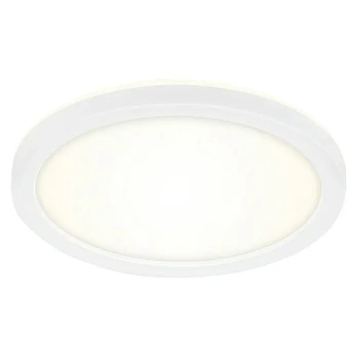 Briloner Led-plafondlamp Slim - 190 x 28 mm, Wit - Zicht van beneden