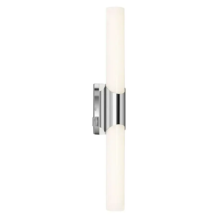 Briloner Led-spiegelverlichting Klak - 11 W, l x b x h: 6,8 x 6,5 x 47 cm, Neutraal wit - Diagonaal zicht