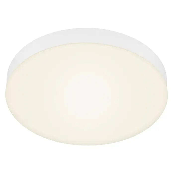 Briloner Led-plafondlamp Flame - Wit, Ø x h: 287 x 36 mm - Zicht van beneden