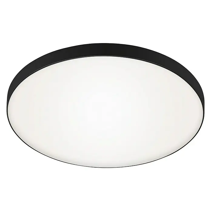 Briloner Led-plafondlamp Flet - Zwart, 355 x 65 mm - Zicht van beneden