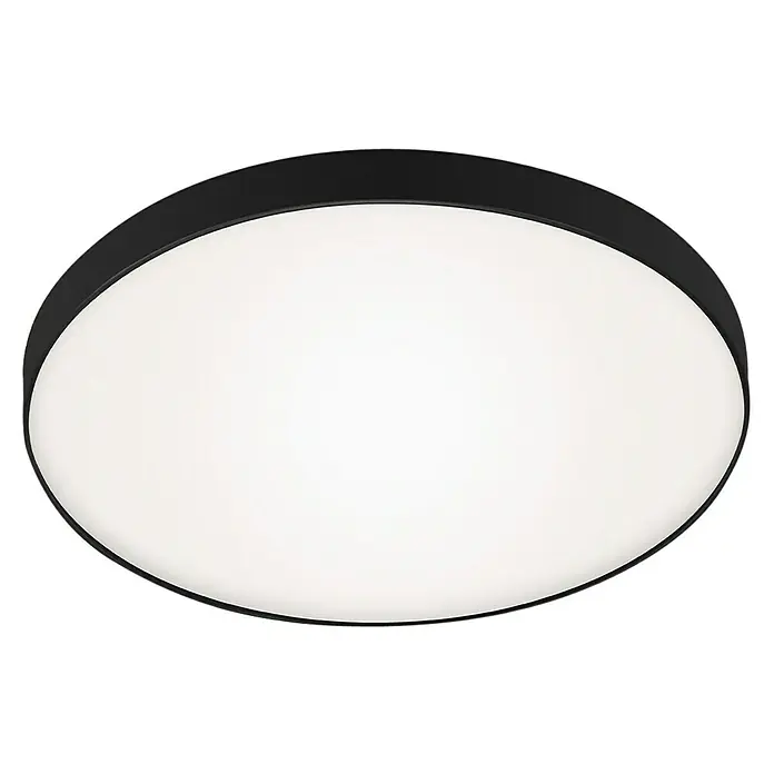 Briloner Led-plafondlamp Flet - Zwart, 285 x 60 mm - Zicht van beneden